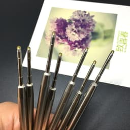 10PCS Fine Cross Style Blue/Black Ink 0.5mm Medium Nib Ballpoint Pen Refills