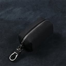 Portable Keychain Wallet for Men Women Large-Capacity Double Zipper Key Pouch Bag Suede Leather Key Case Unisex Coin Purse