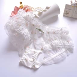 Cotton Ruffle Cute Lovely Sweety Girl Panties Bow Japanese Princess Style High Elasticity Breathable Sexy Women Underwear Breifs