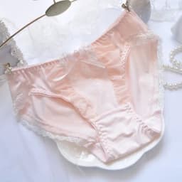 Cotton Ruffle Cute Lovely Sweety Girl Panties Bow Japanese Princess Style High Elasticity Breathable Sexy Women Underwear Breifs