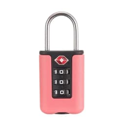 2024 New TSA Customs Code Lock for Travel Luggage Password Changeable Lock Contrast Color Design Padlock
