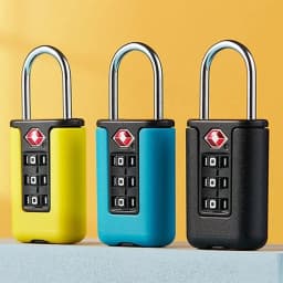 2024 New TSA Customs Code Lock for Travel Luggage Password Changeable Lock Contrast Color Design Padlock
