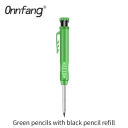 2.8mm Solid Carpenter Marking Pencil Mechanical Pencil Carpenter Scriber with Sharpener for Woodworking Tools Stationery Supply
