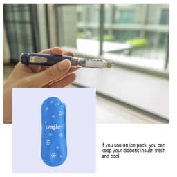 1/2/3pcs Portable Reusable Diabetic Insulin Cooling Bag Cold Gel Ice Pack Protector Pill Refrigerated Ice Pack Cooler Travel