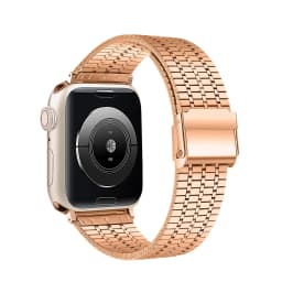 Link Bracelet for apple watch 8 7 45mm 41mm SE 6 5 4 44mm 40mm band Stainless Steel strap iwatch ultra 49mm 3 42mm 38mm bands
