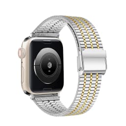 Link Bracelet for apple watch 8 7 45mm 41mm SE 6 5 4 44mm 40mm band Stainless Steel strap iwatch ultra 49mm 3 42mm 38mm bands
