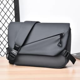 Trendy and Minimalist Men's Outdoor Tactical Waterproof Men's Bag Single Shoulder Bag Large Capacity Wear-Resistant Sports Cross