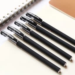 0.5mm Frosted Bullet Tip Black Ink Gel Pens Colored Aesthetic Stationery Pen Supplies Ballpoint & Office Pencils Writing School