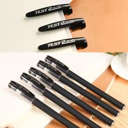 0.5mm Frosted Bullet Tip Black Ink Gel Pens Colored Aesthetic Stationery Pen Supplies Ballpoint & Office Pencils Writing School