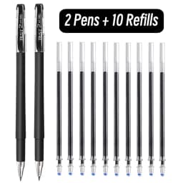 0.5mm Frosted Bullet Tip Black Ink Gel Pens Colored Aesthetic Stationery Pen Supplies Ballpoint & Office Pencils Writing School