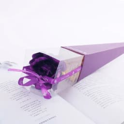 Eternal Rose Colorful Galaxy Artificial Flowers 24K Gold Foil Flower Love Base Flare Box for Girlfriend Valentine's Day Gift