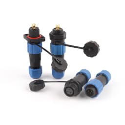 SP13 Waterproof Connector IP68 1/2/3/4/5/6/7/9 Pin Cable Connectors Male/Female Plug And Socket Nut/Flange/Docking