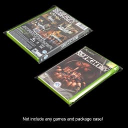100pcs/Pack CD Game Case Resealable OPP Plastic Bag Sleeves for Sony PS2 PS3 PS4 PS5 XBOX 360 XBOX ONE Storage Accessories