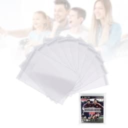 100pcs/Pack CD Game Case Resealable OPP Plastic Bag Sleeves for Sony PS2 PS3 PS4 PS5 XBOX 360 XBOX ONE Storage Accessories