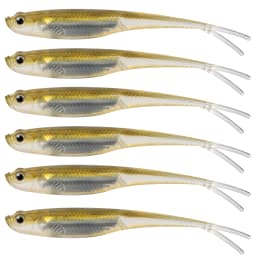 Dr.Fish 5/6pcs Fishing Soft Lure Plastic Saltwater Fork Tail Drop Shot Silicone Soft Bait Worm Bass Trout Pike Walleye Weedless