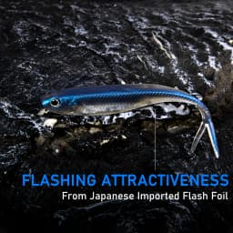 Dr.Fish 5/6pcs Fishing Soft Lure Plastic Saltwater Fork Tail Drop Shot Silicone Soft Bait Worm Bass Trout Pike Walleye Weedless