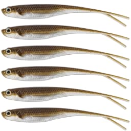 Dr.Fish 5/6pcs Fishing Soft Lure Plastic Saltwater Fork Tail Drop Shot Silicone Soft Bait Worm Bass Trout Pike Walleye Weedless