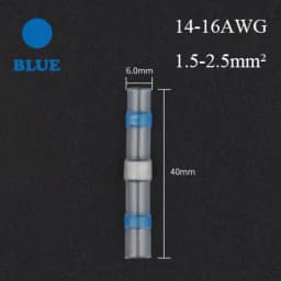 SST Heat Shrinkable Tube Waterproof Solder Ring Wire Connectors 5/10/30/50PCS Awg22-18 Butt Bushing Electrical Splice Terminal