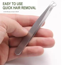 Universal Nose Hair Trimming Tweezers Stainless Steel Eyebrow Nose Hair Scissors Manicure Facial Trimming Makeup Tools