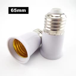 65mm 95mm 120mm E27 to E27 Extender Lamp Holder Base Bulb Extend Extension Socket Adapter LED Light Adapter Converter