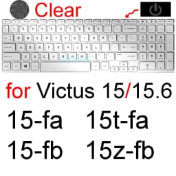 Keyboard Cover for HP Victus 16 15 16t 15t 16z 15z 16-d 15-fb 15-fa 16-s 16-e 16-r Silicone Protector Skin Case Gaming 15.6 16.1