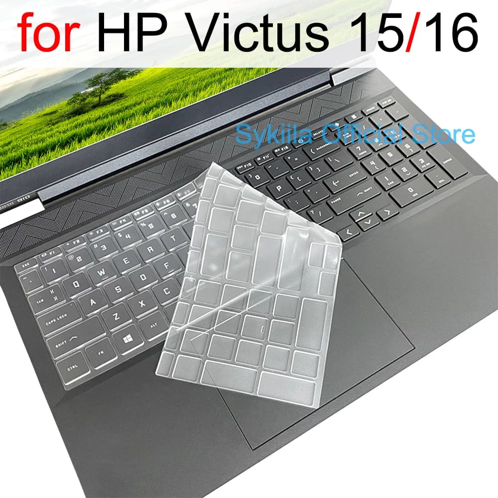 Keyboard Cover for HP Victus 16 15 16t 15t 16z 15z 16-d 15-fb 15-fa 16-s 16-e 16-r Silicone Protector Skin Case Gaming 15.6 16.1