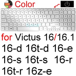 Keyboard Cover for HP Victus 16 15 16t 15t 16z 15z 16-d 15-fb 15-fa 16-s 16-e 16-r Silicone Protector Skin Case Gaming 15.6 16.1