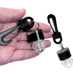 300 Hours Scuba Diving Water Activated Mini Safety LED Flash Light Clip-on Strobes in Water Gear Emergency LED Beacon