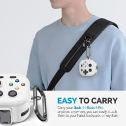 (2026) for Samsung Galaxy Buds 4 Pro / Buds 4 Case Secure Lock Funny Game Design for Samsung Galaxy Buds 4 Pro with Cleaning Kit