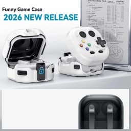 (2026) for Samsung Galaxy Buds 4 Pro / Buds 4 Case Secure Lock Funny Game Design for Samsung Galaxy Buds 4 Pro with Cleaning Kit