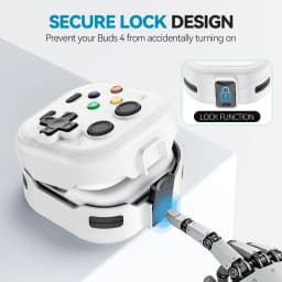 (2026) for Samsung Galaxy Buds 4 Pro / Buds 4 Case Secure Lock Funny Game Design for Samsung Galaxy Buds 4 Pro with Cleaning Kit
