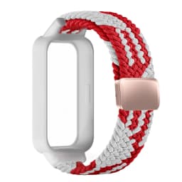 Magnetic Braided Strap+Case for Xiaomi Smart Mi Band 9 8 Active Accessories Sport Nyon Loop Bracelet+Cover Correa Redmi Band 3 2