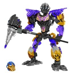 New Bionicle Creature Master of the Golden Mask Building Blocks Fire Uniter Tahu Combined Robot Mech Bricks Toys For Boys Gifts