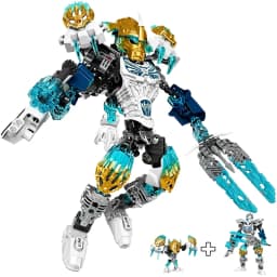New Bionicle Creature Master of the Golden Mask Building Blocks Fire Uniter Tahu Combined Robot Mech Bricks Toys For Boys Gifts