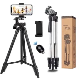 Extendable Phone Tripod Stand Universal Phone Camera Tripod Aluminum Alloy Travel Live Tripods For iPhone Canon Nikon DSLR SLR