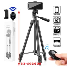 Extendable Phone Tripod Stand Universal Phone Camera Tripod Aluminum Alloy Travel Live Tripods For iPhone Canon Nikon DSLR SLR