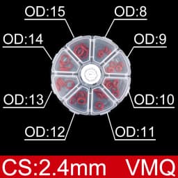 Boxed nitrile silicone rubber O-ring repair kit faucet sealing valve waterproof machine oil-resistant gasket combination kit-.-