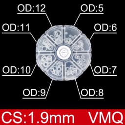 Boxed nitrile silicone rubber O-ring repair kit faucet sealing valve waterproof machine oil-resistant gasket combination kit-.-
