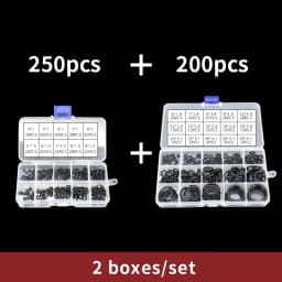 Boxed nitrile silicone rubber O-ring repair kit faucet sealing valve waterproof machine oil-resistant gasket combination kit-.-