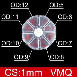 Boxed nitrile silicone rubber O-ring repair kit faucet sealing valve waterproof machine oil-resistant gasket combination kit-.-