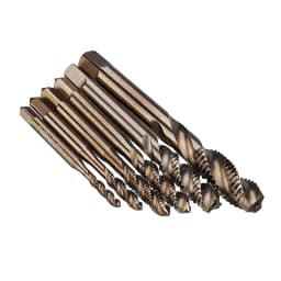 1Pcs M3-M12 HSS-Co Cobalt M35 Machine Sprial Flutes Taps Metric Screw Tap Right Hand Thread Plug Tap Drill