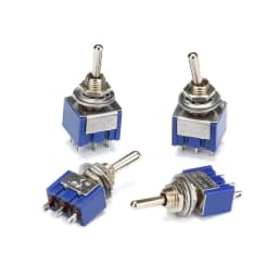 5Pcs Toggle Switch ON-ON/ON-OFF-ON 3/6 Pin 2/3 Position Latching MTS-102 103 202 AC 125V/6A 250V/3A Power Button Switch Car