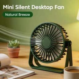 Mini USB Desktop Fan Portable Fan Desktop Office USB Quiet Cooling Fans Suitable For Student Dormitory Summer Home Office