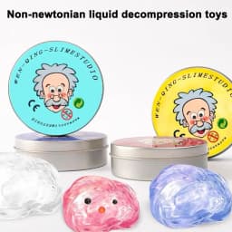 Lab Putty Crystal Clear Glass (1 Pack) Beste Denkende Slimme Crazy Stress Putty met Tin, Sensory & Bouncing Speelgoed