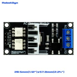 AC Light Lamp Dimming and Motor Dimmer Module, 1 Channel, 3.3V/5V Logic, AC 50/60Hz, 220V/110V - 600V