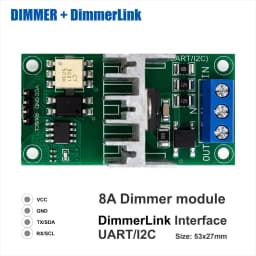 AC Light Lamp Dimming and Motor Dimmer Module, 1 Channel, 3.3V/5V Logic, AC 50/60Hz, 220V/110V - 600V