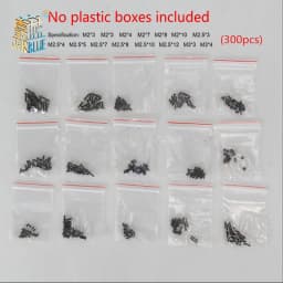 300pcs M2,M2.5,M3 Laptop Notebook Computer Screws Replacement Kit For Hp Ibm Dell Sony Acer Asus Lenovo Toshiba Gateway Samsung