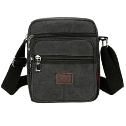 Men's Shoulder Bag Business Leisure Large Capacity Portable Handbag Zipper Multi Layer Waterproof Summer Male's Crossbody Bags