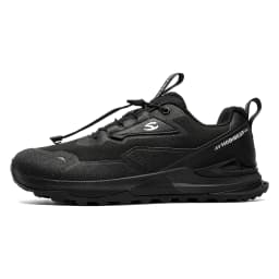 HOBIBEAR Hiking Walking Shoes for Men Women Elastic Band Non Slip Sneakers Comfortable Outdoor Travel Running Shoes