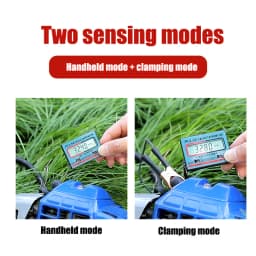 Handheld Digital Induction Chainsaw Tachometer Gasoline Engine Tachometer, LCD Display Tach Gauge for Chainsaw Lawn Motorcycle